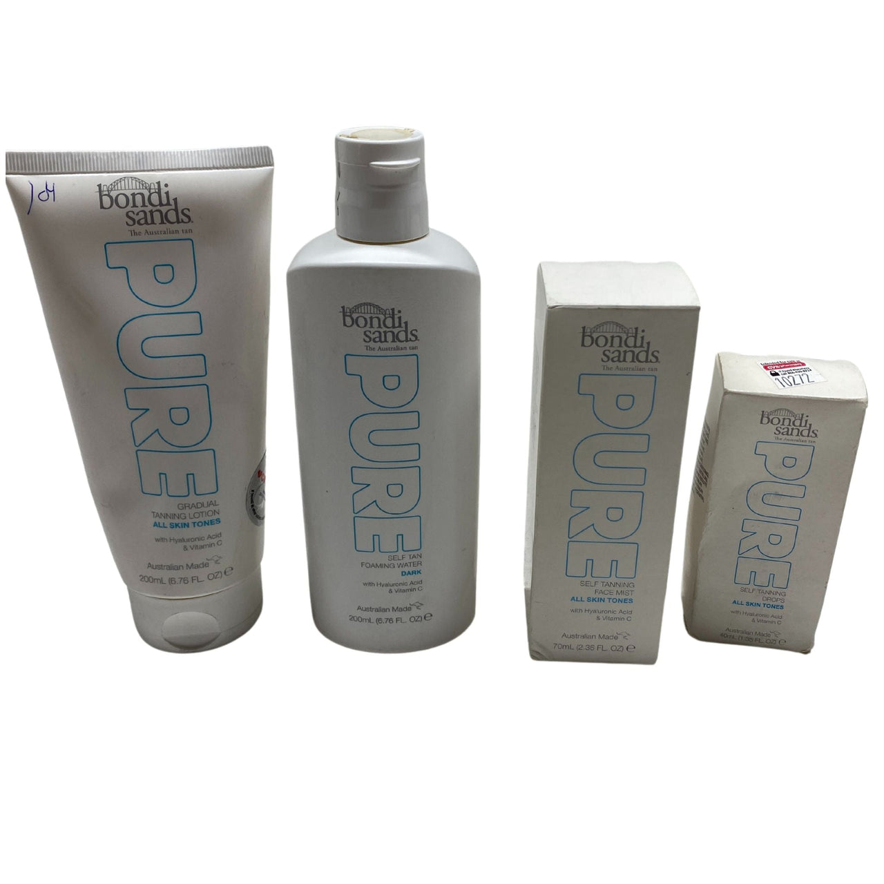 Assorted Bondi Sands Pure Tanning Lotions Differents Sizes