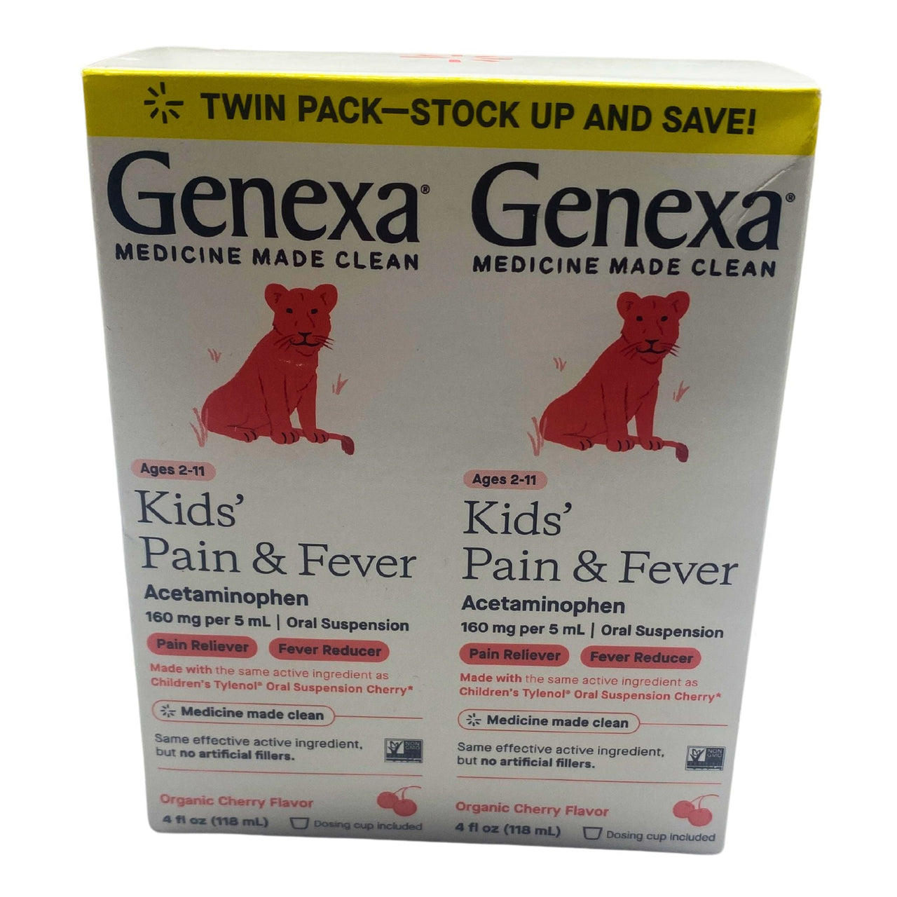 Genexa Kids Pain & Fever Acetaminophen 4 FL OZ