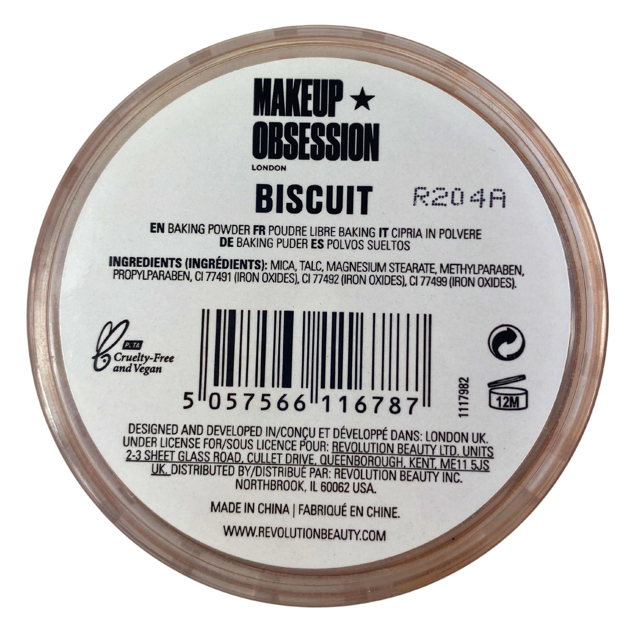 Makeup Obsession Pure Bake Biscuit Baking Powder