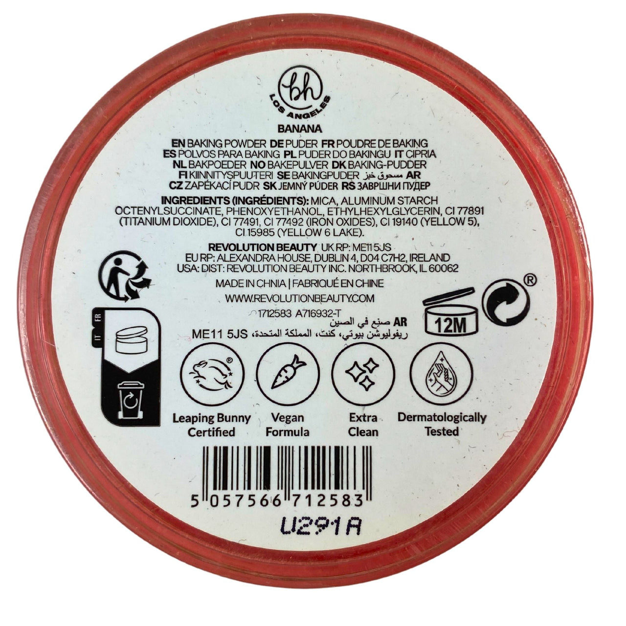 BH Los Angeles Set & Bake Banana Powder