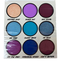 Thumbnail for BH Cosmetics Do Not Disturb 9 Color Shadow Palette