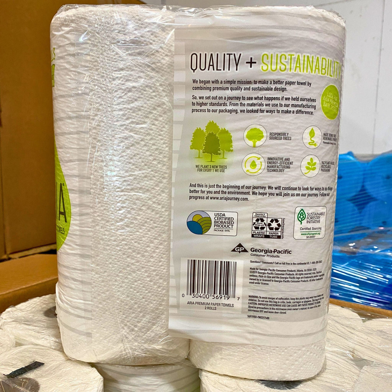 ARIA - 2 ROLLS - 138 SHT - 2 PLY