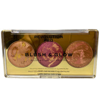 Thumbnail for Revolution Pro Blush & Glow Blush + Highlighter Palette CRANBERRY GLOW