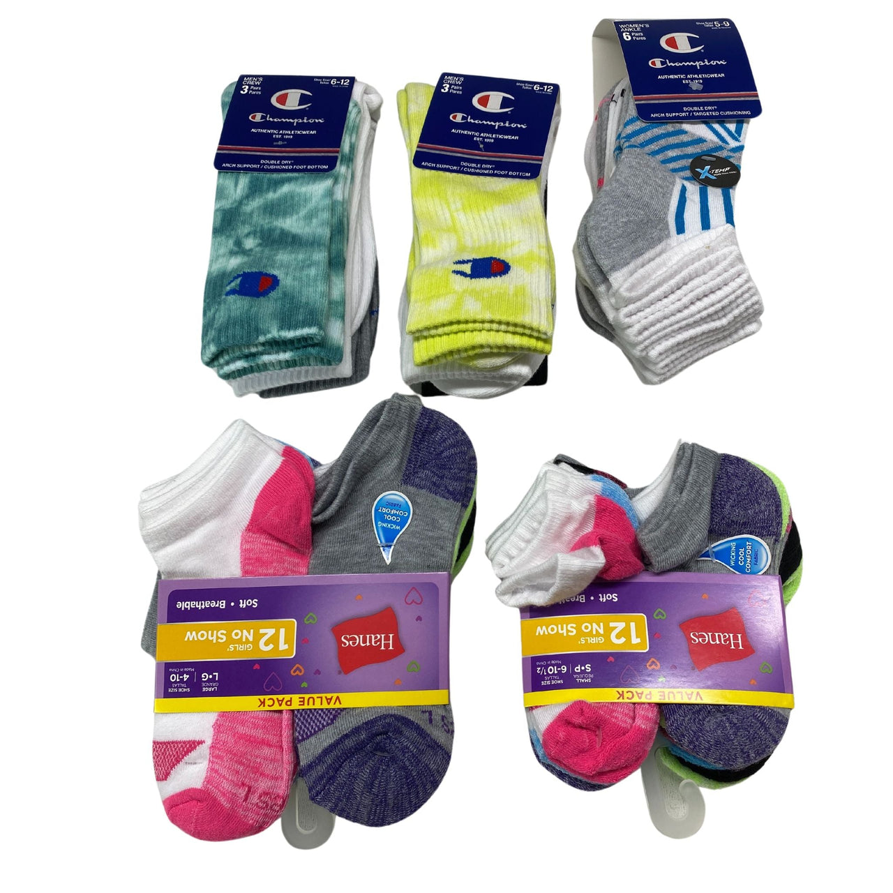 Socks Mix for Kids,Men's & Women's