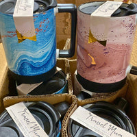 Thumbnail for Coffee Travel Mug Cup Two Colors 15.5FL OZ 458.4ML (60 Pcs Lot) - Discount Wholesalers Inc