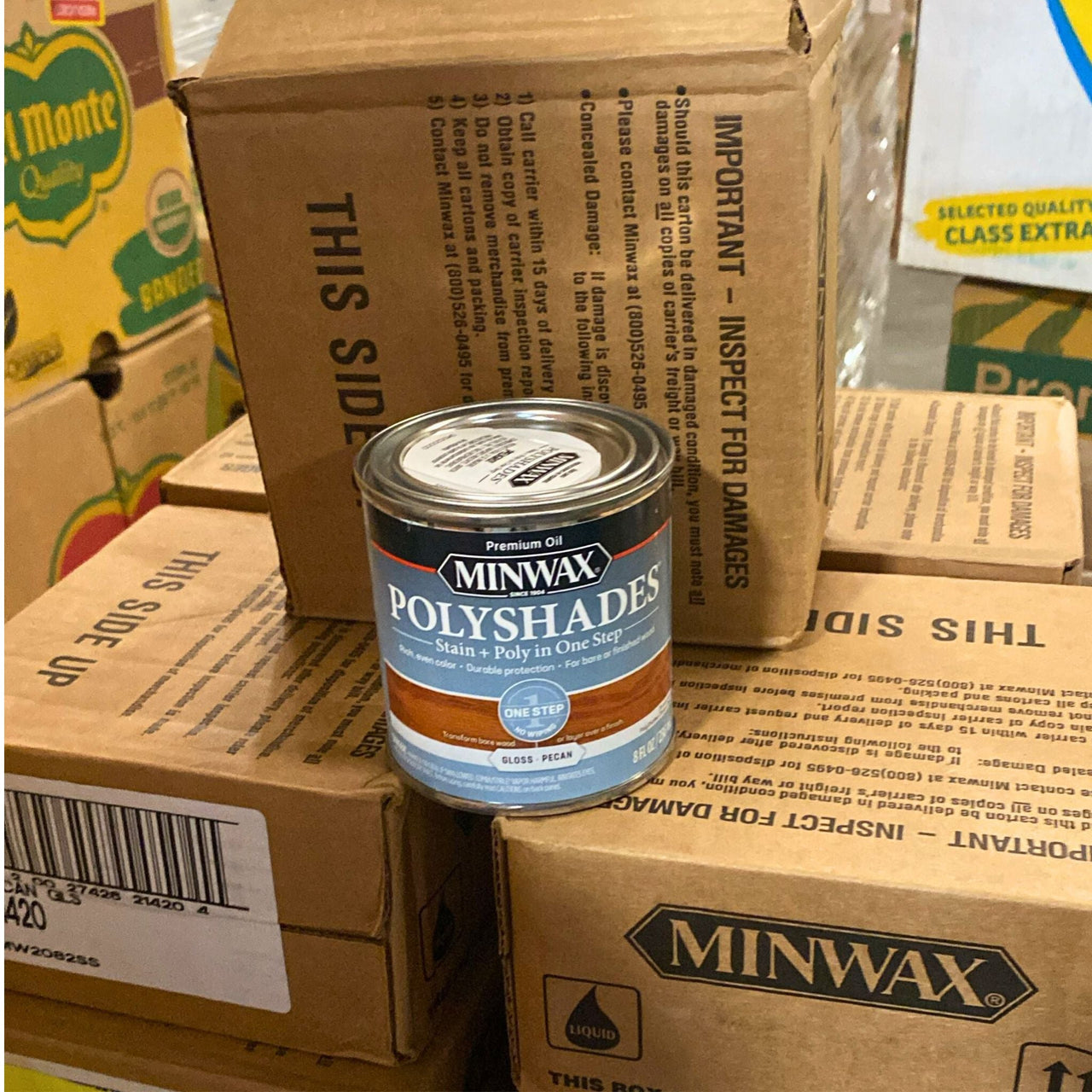 Minwax Premium Oil Since 1904 Polyshades Stain + Poly In One Step Gloss Pecan