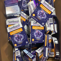 Thumbnail for Sambucol Elderberry Immune Support Lozenges with Vitamin C & Zinc (50 Pcs Lot)