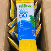 Thumbnail for Alba Botanica Sport Broad Spectrum SPF 50 Island Vibe Sunscreen Lotion