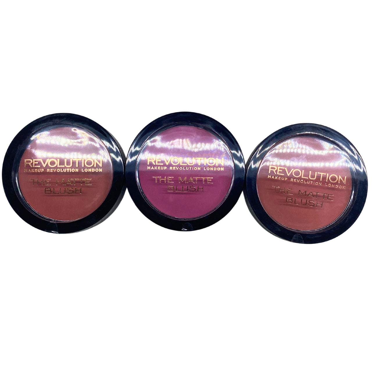 Revolution The Matte Blush Divine, Beloved and Fusion 