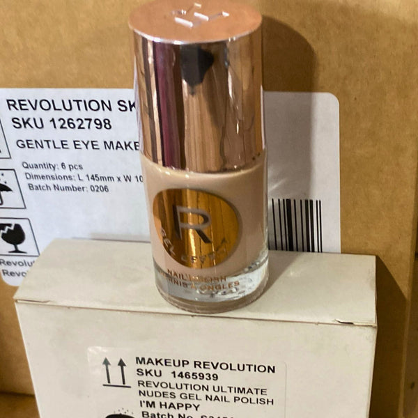 Revolution Gel Effect Ultimate Nudes Gel Nail Polish I'M HAPPY