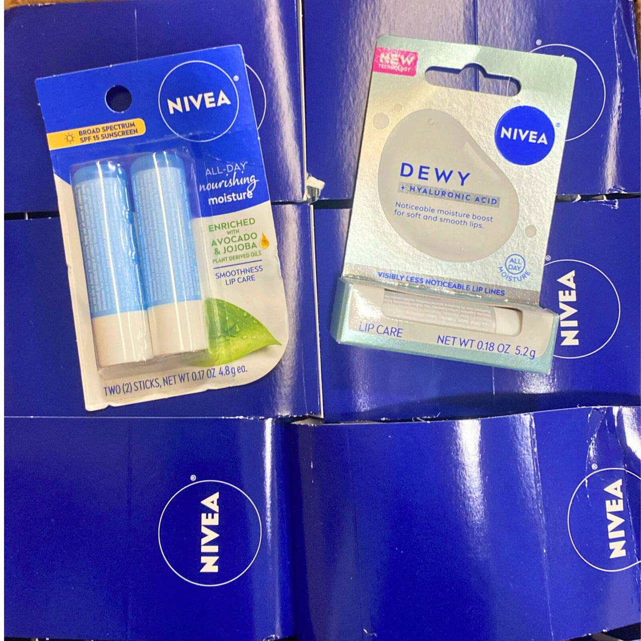 Nivea Dewy + Hyaluronic Acid 0.18OZ SINGLE & Nivea All Day TWO PACK