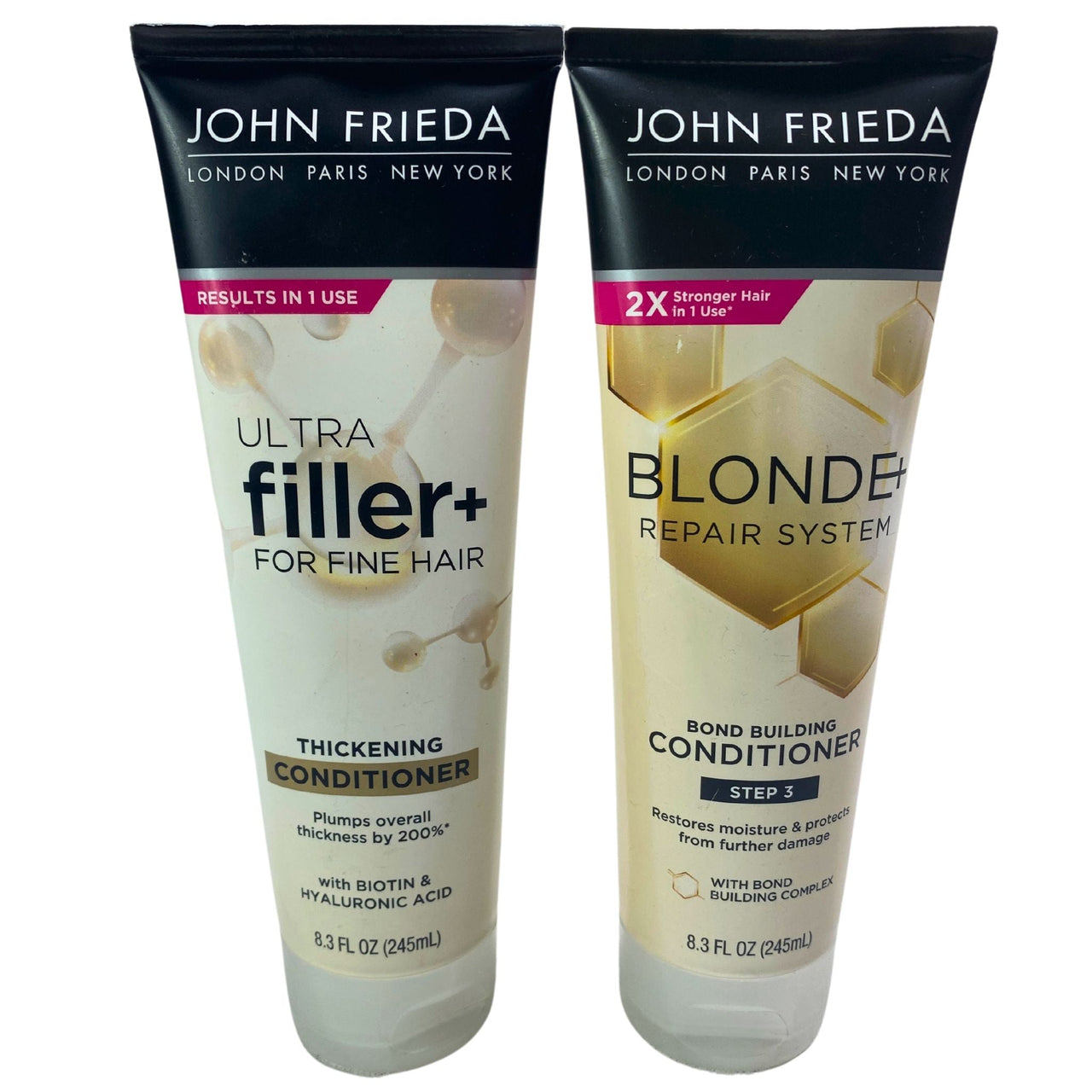 John Frieda Ultra Filler+ For Fine Hair and Blonde+ Repair System