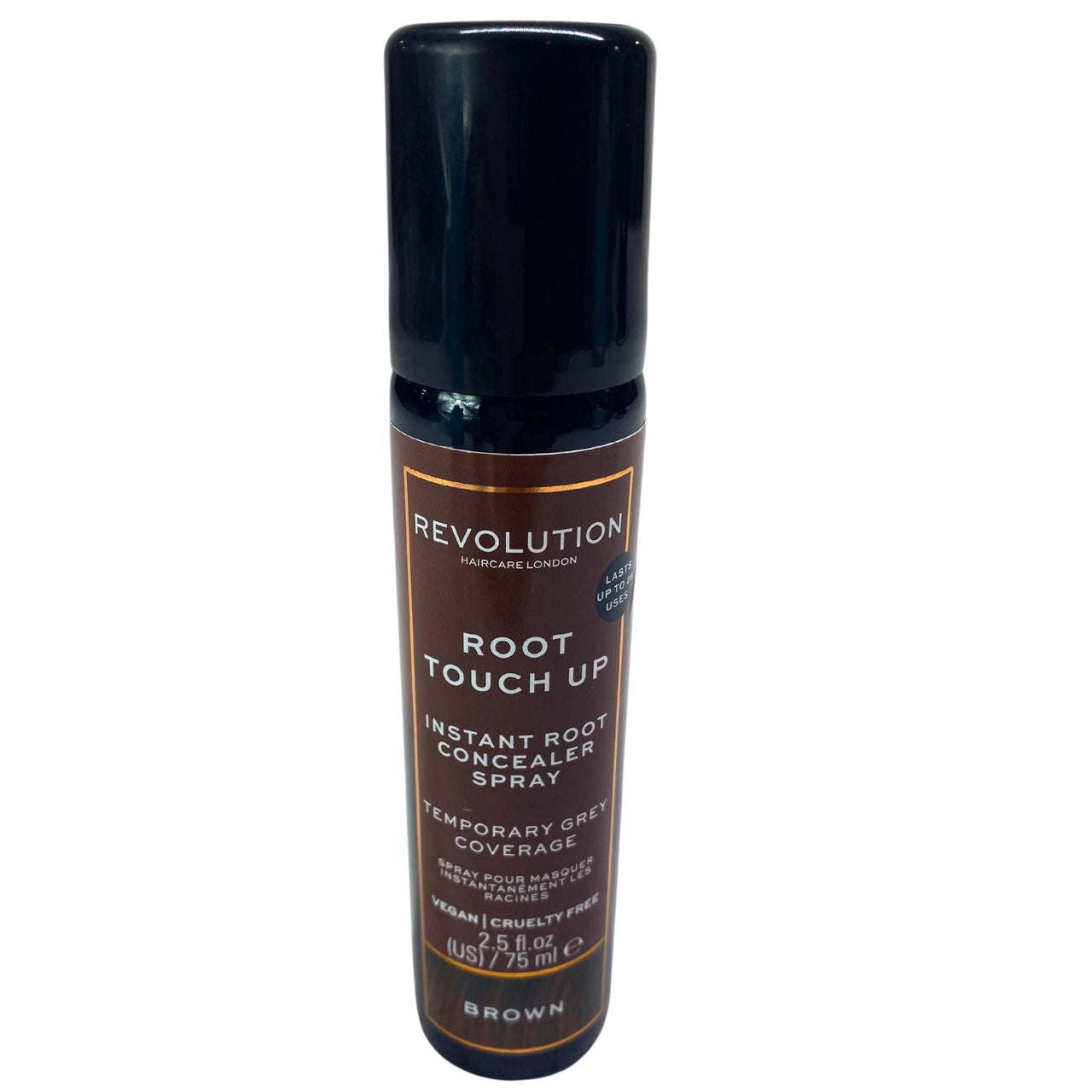 Revolution Root Touch up Instant Root Concealer Spray Temporary Grey Coverage 