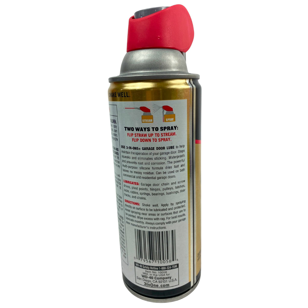 3-In-One Garage Door Lube High Performance Lubrication 