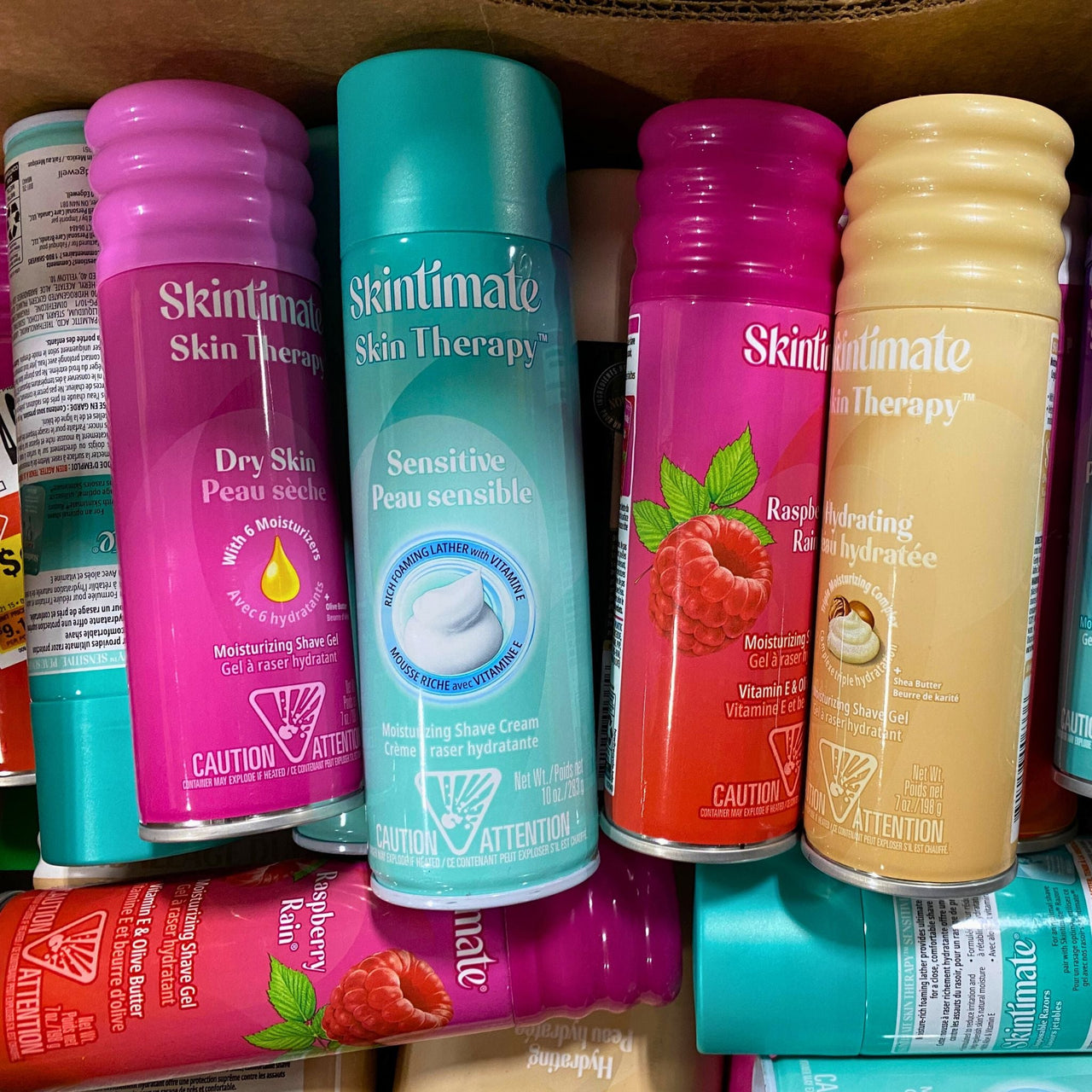 Skintimate Shave Gel & Cream Assorted Mix  Assorted Scents