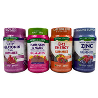 Thumbnail for Natures Truth Assorted Mix Includes Zinc,Melatonin , Energy Gummies