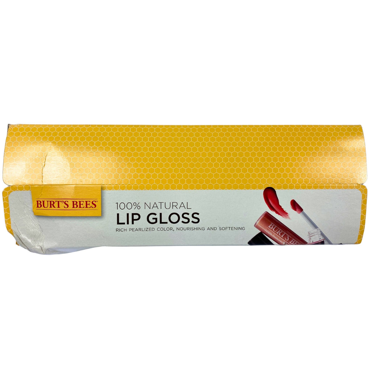 Burts Bees 100% Natural Lip Gloss Display Rich Pearlized Color