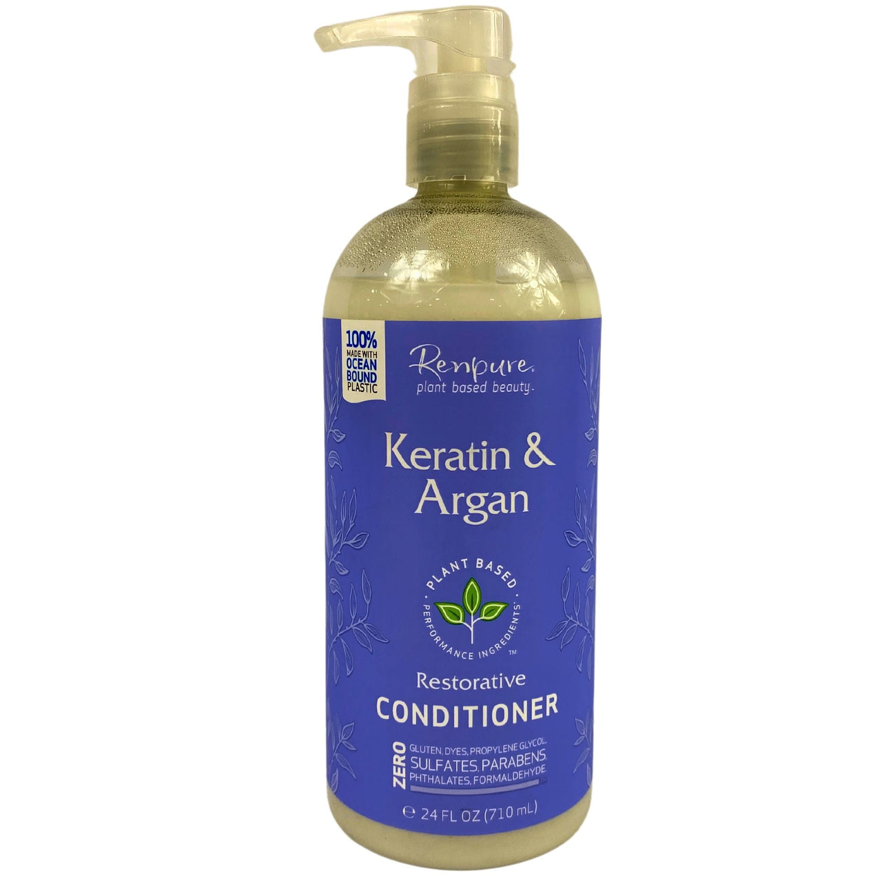 Renpure Plant Based Beauty Keratin & Argan Restorative Conditioner 