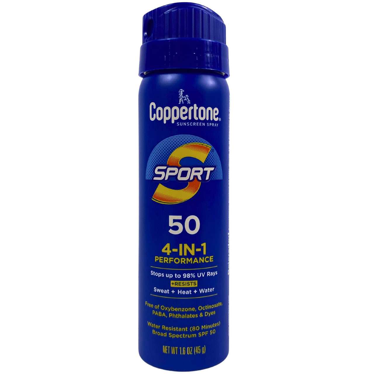 Coppertone Sunscreen Spray Sport 50 4-IN-1 Performance