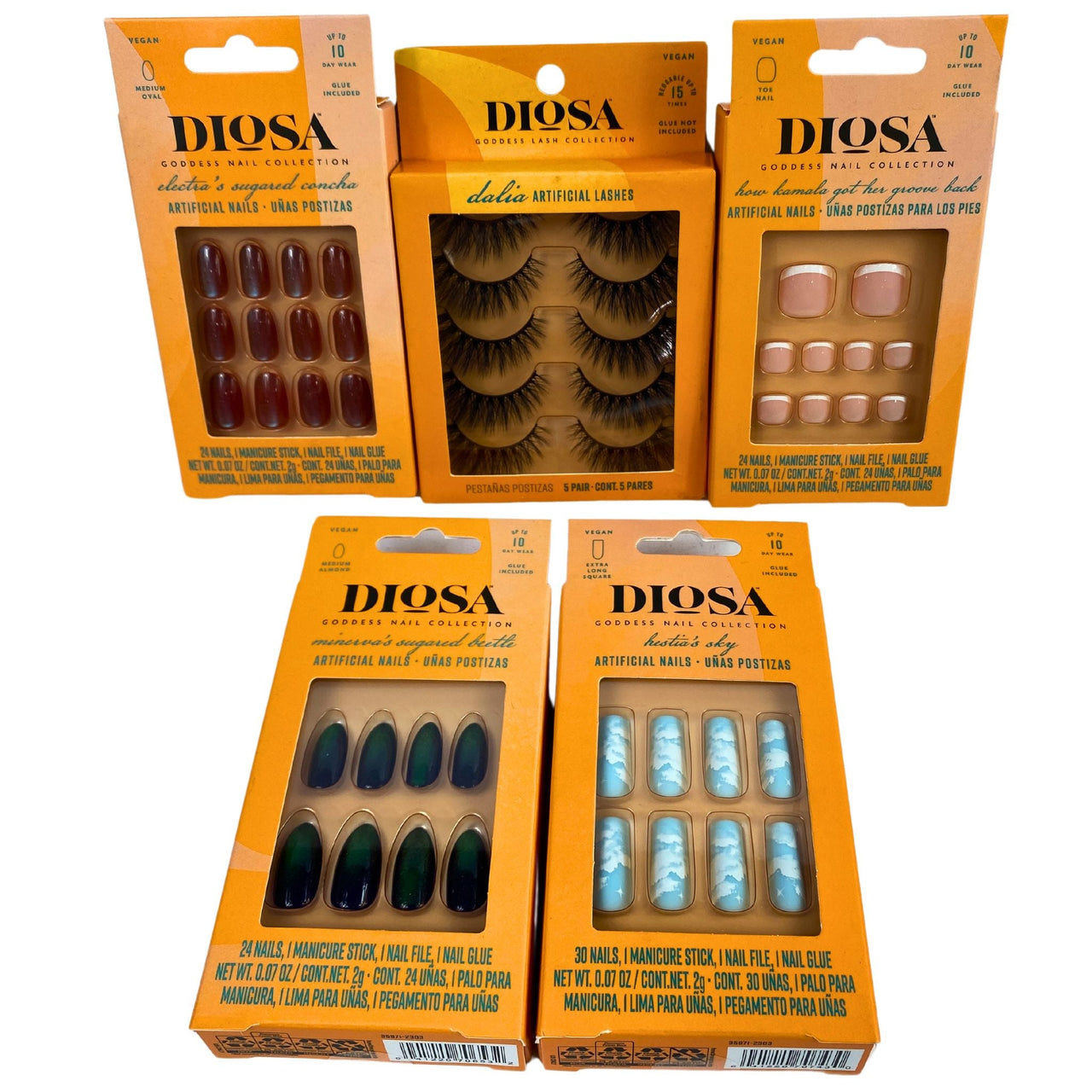 Diosa Mix Includes Lashes & Artificial Nails