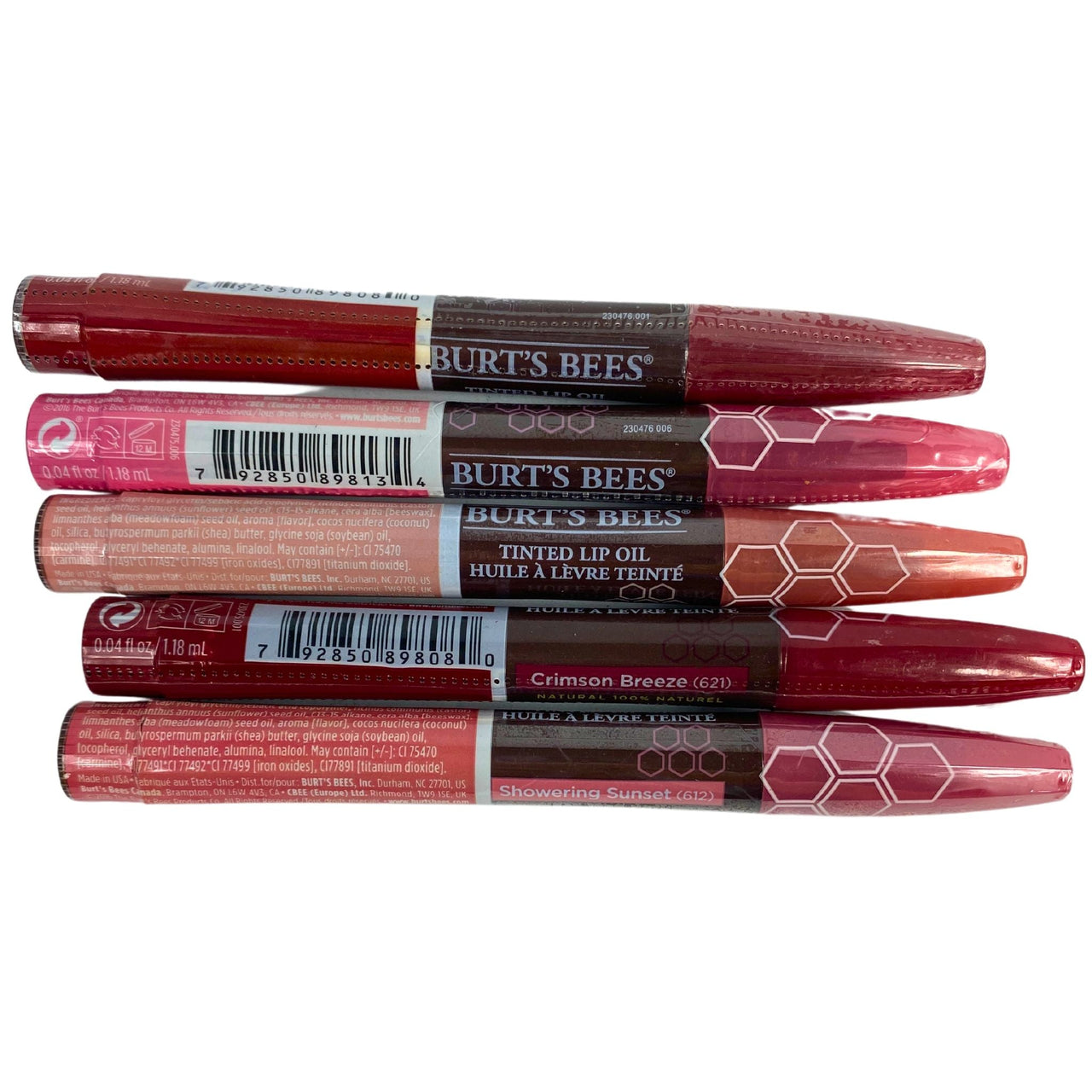 Burt's Bees Tinted Lip Oil Assorted Mix 100% Natural 