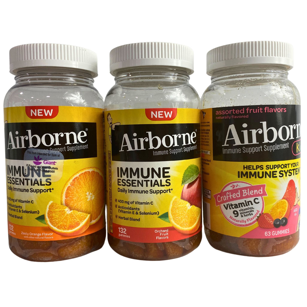 Airborne Gummies Assorted Gummies Assorted Flavors