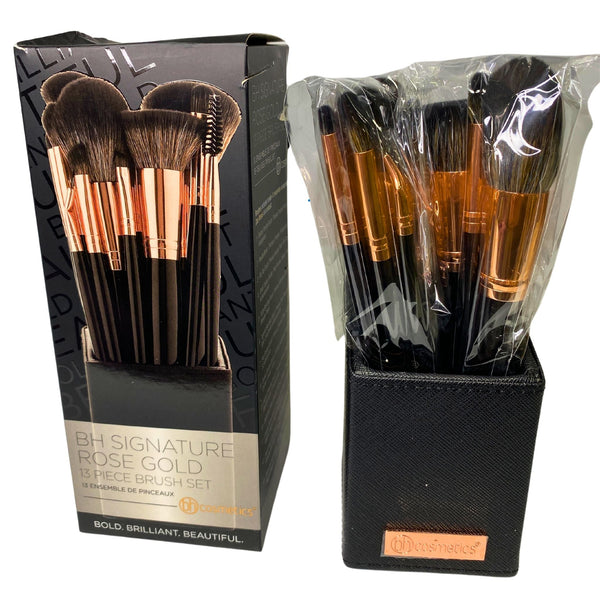 BH Cosmetics Signature Rose Gold 13 Piece Brush Set