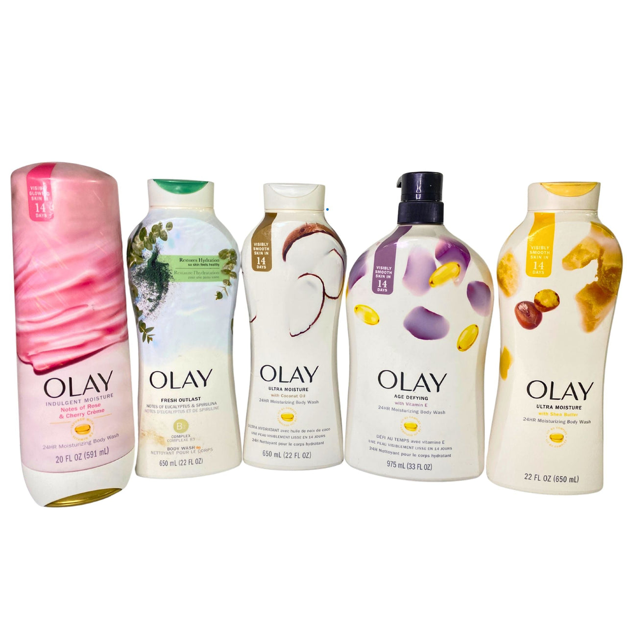 Olay BodyWash Mix includes Different Scents & Sizes 