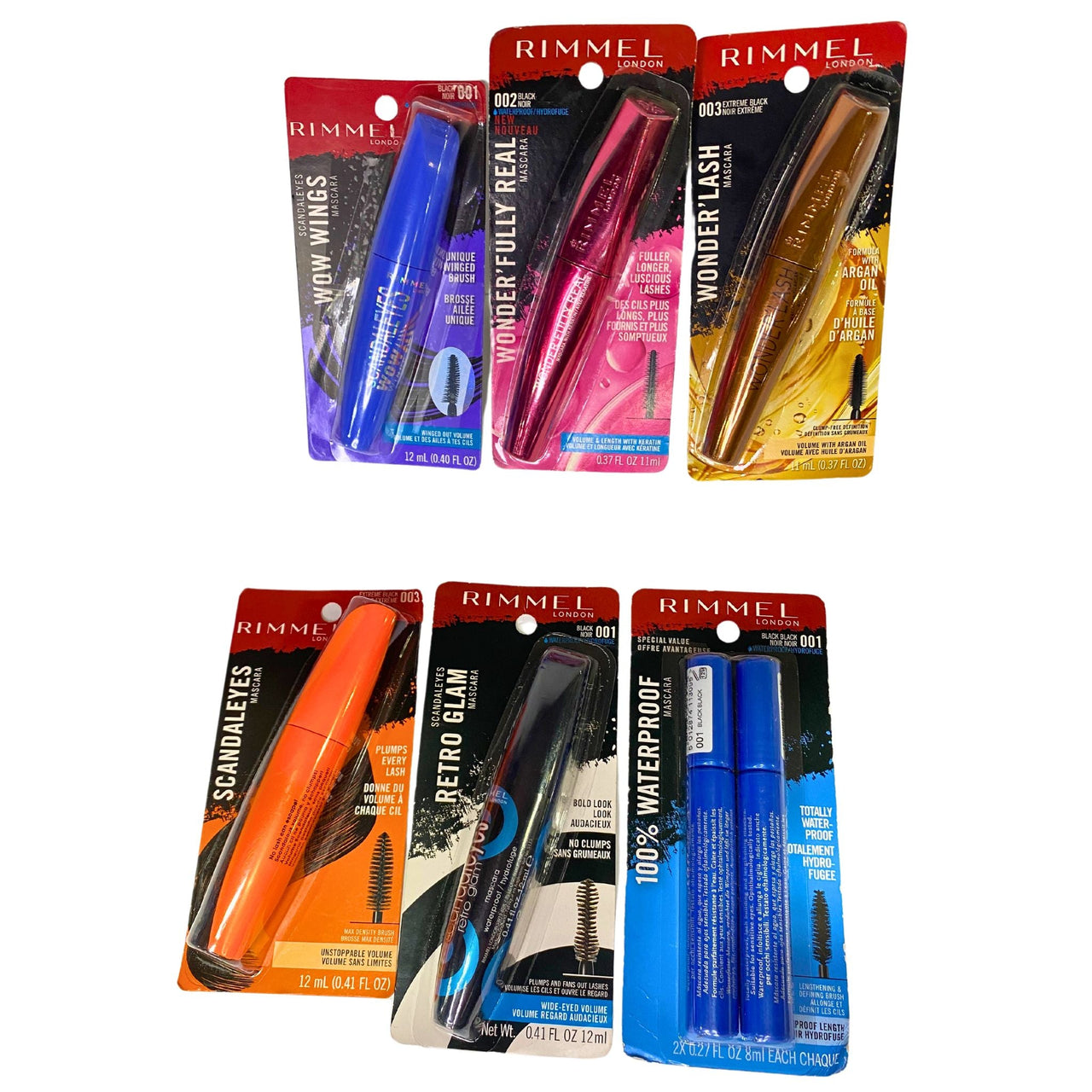 Rimmel Mascara Mix includes Assorted Shades