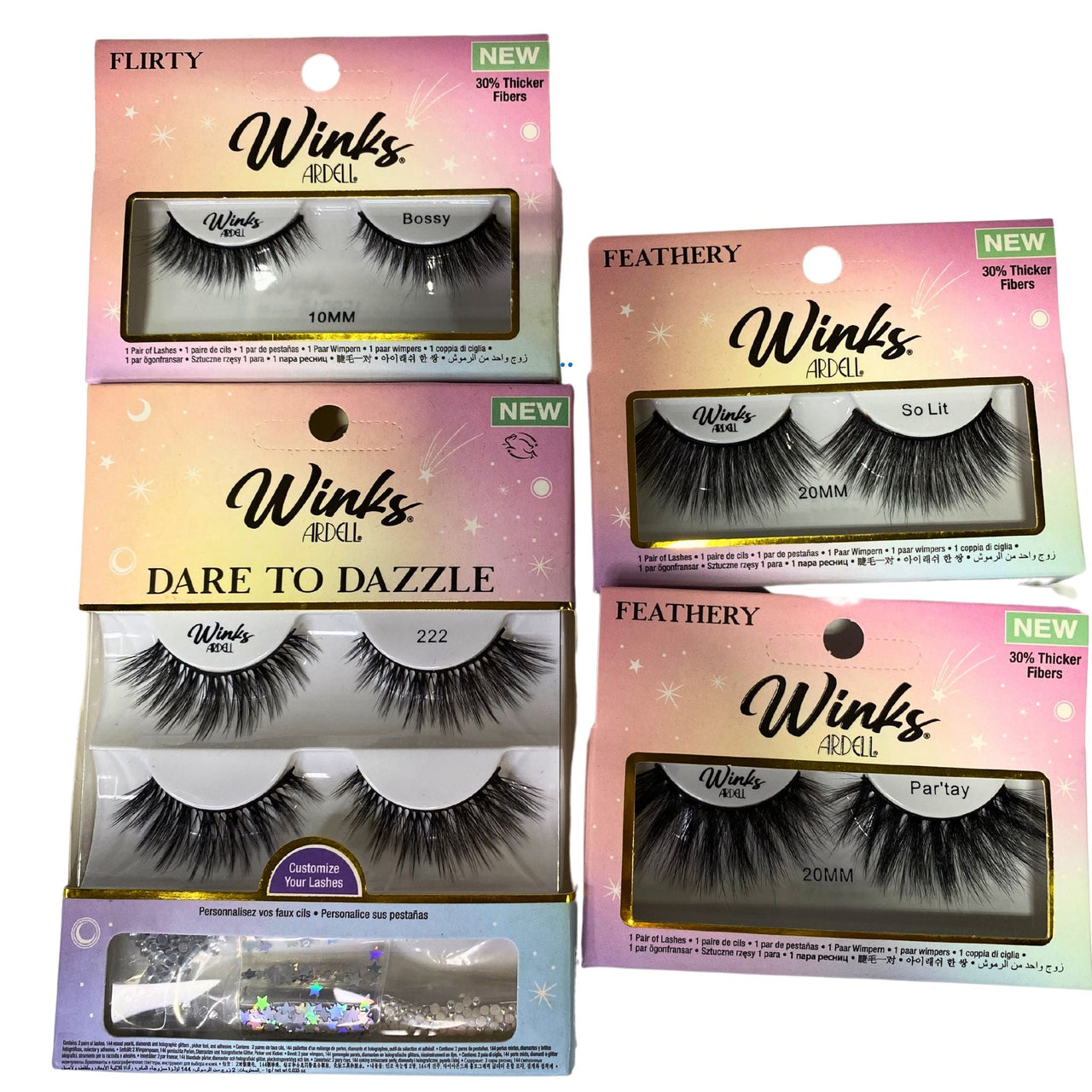 Winks Ardell Mix Assorted Lash Styles