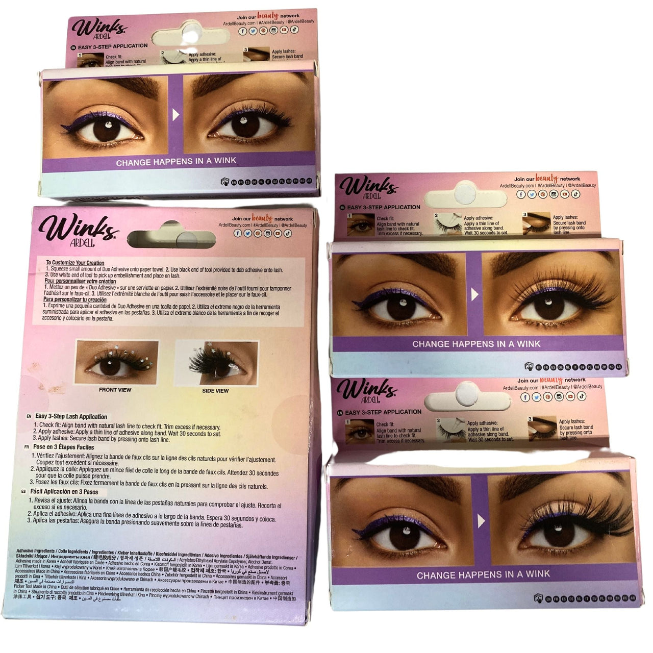 Winks Ardell Mix Assorted Lash Styles