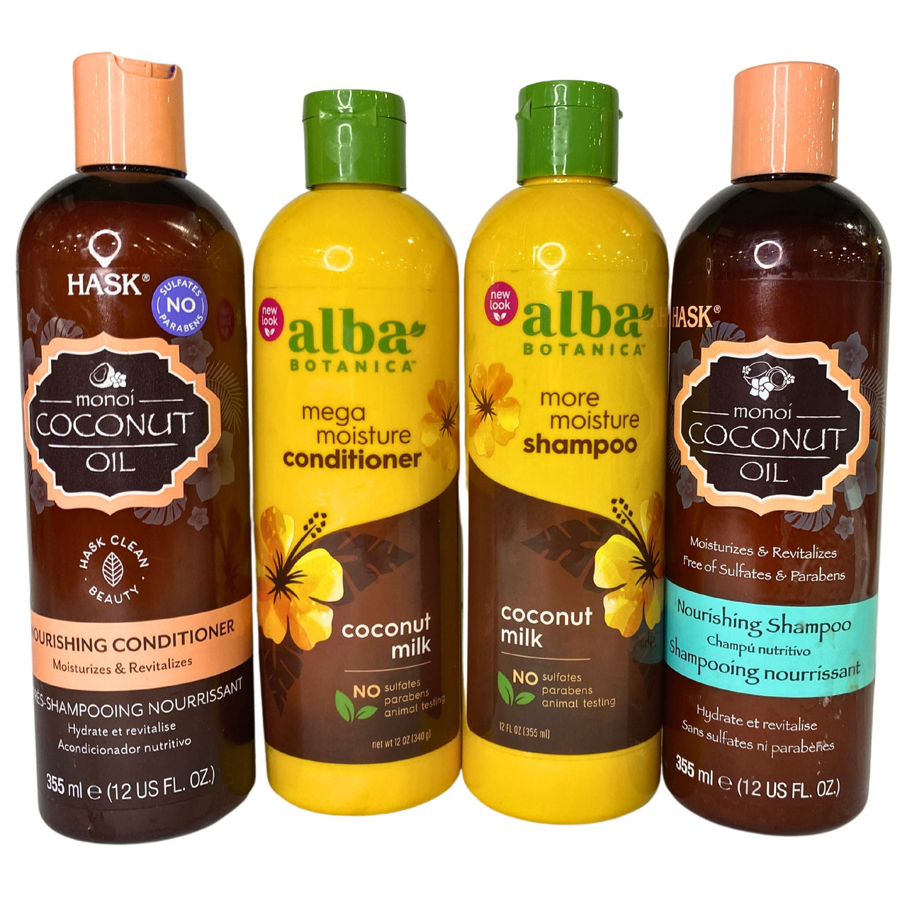 Alba & Hask Shampoo & Conditioner Mix (40 Pcs Lot)