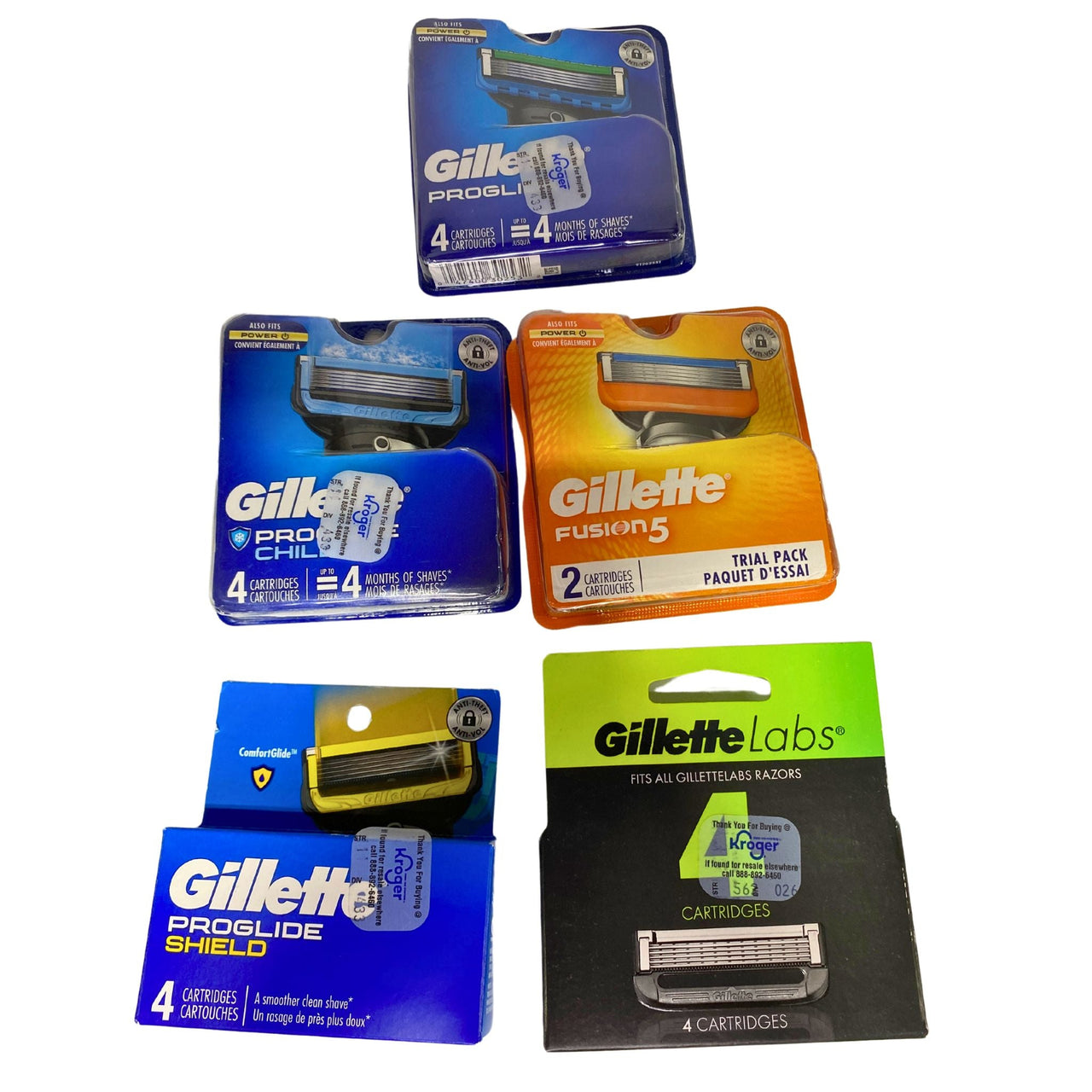 Gillette Men Cartridges Assorted Mix