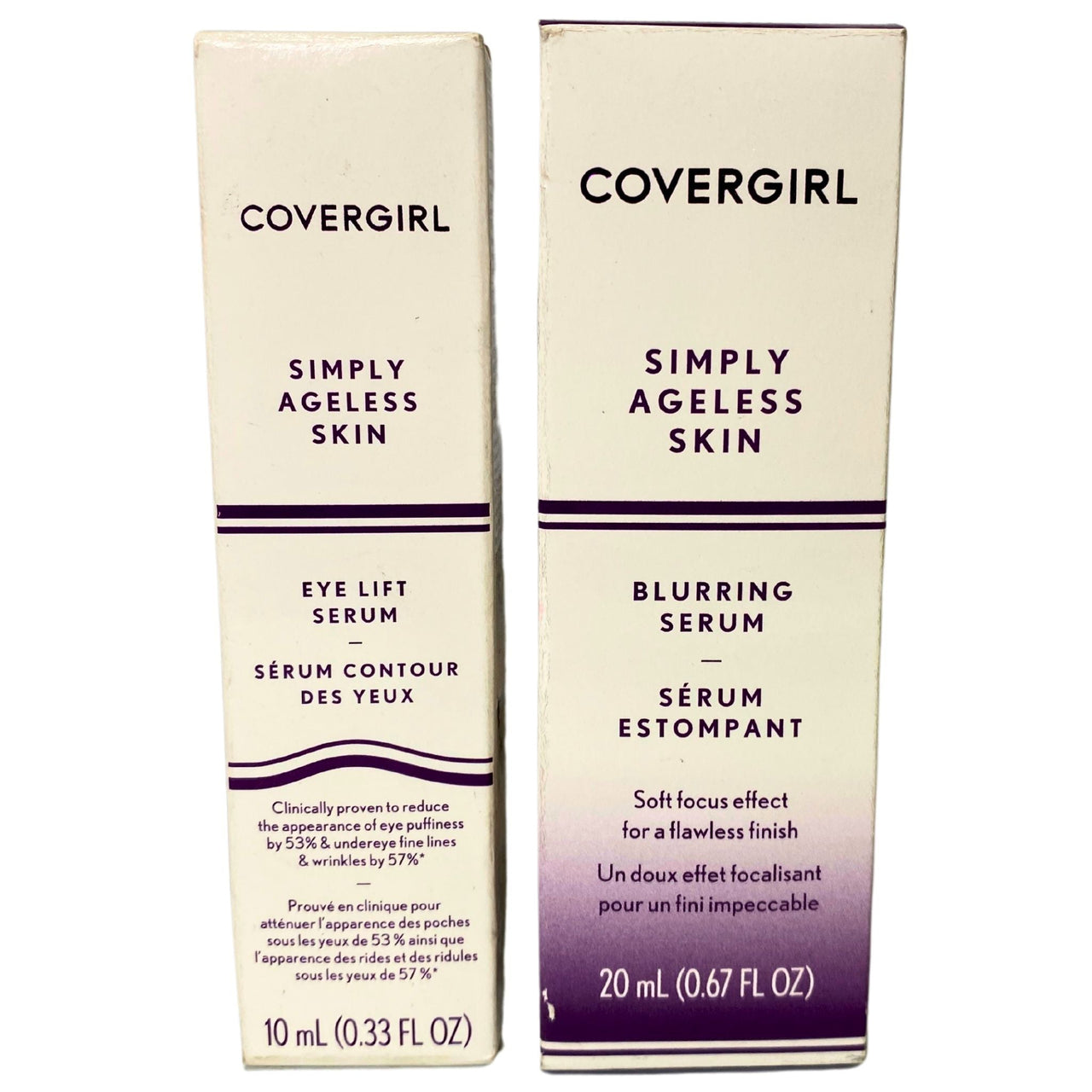 Covergirl Simply Ageless Skin Eye Lift Serum & Blurring Serum 