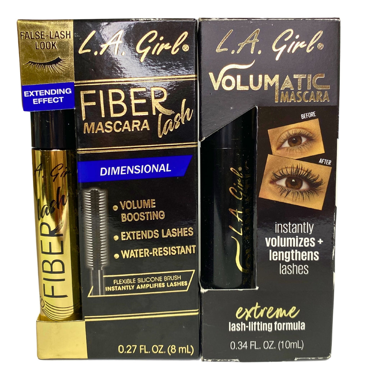 LA Girl Volumatic & Fiber Mascara