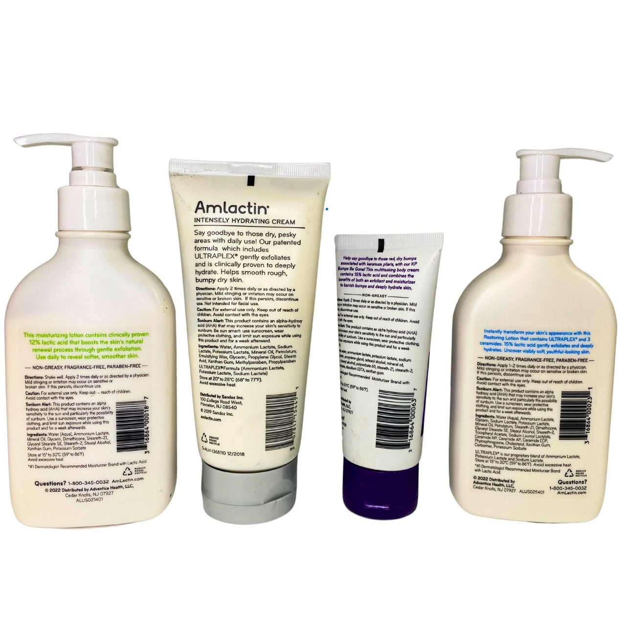 AmLactin Mix Includes Lotions & Creams