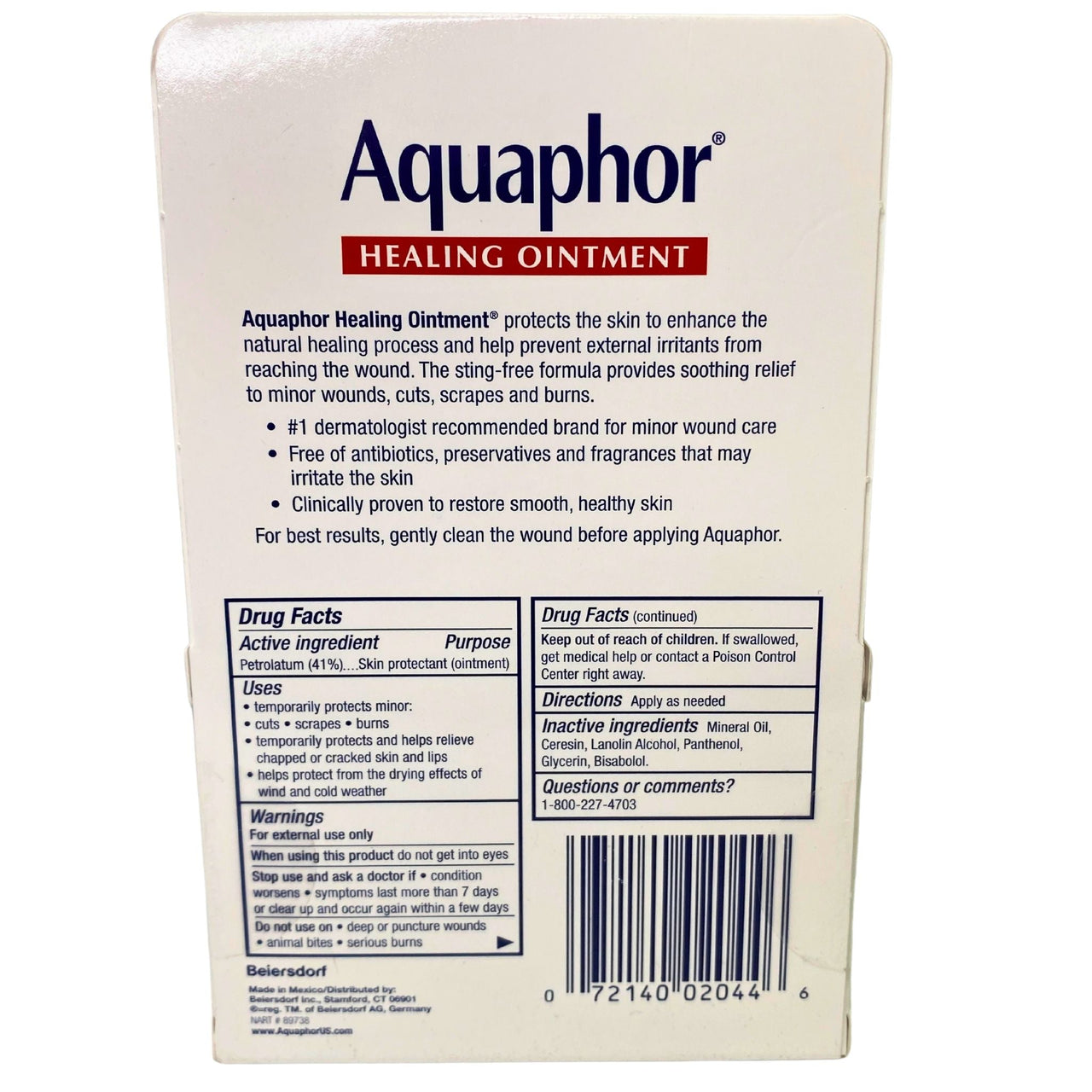 Aquaphor Healing Ointment Two Pack