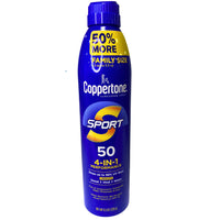 Thumbnail for Coppertone Sunscreen Spray Sport 50 4-in-1 8.3OZ