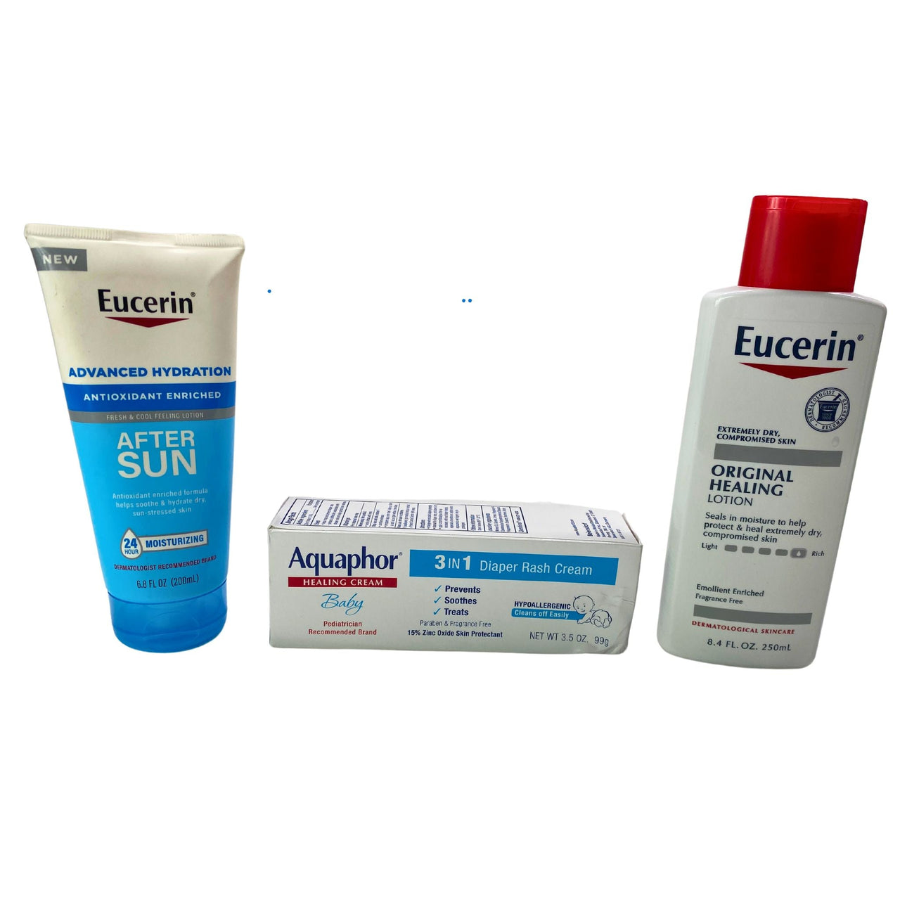 Aquaphor & Eucerin Lotion Assorted Mix