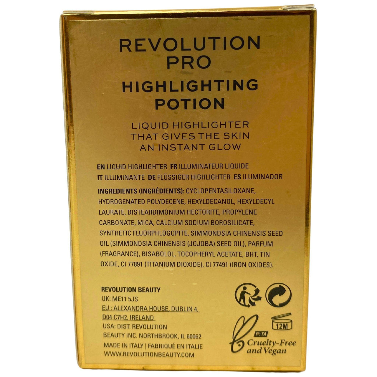 Revolution Pro Higlighting Potion Liquid Highlighter 0.59OZ (30 Pcs Lot) - Discount Wholesalers Inc