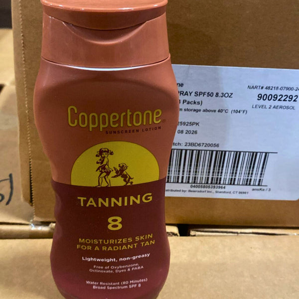 Coppertone Sunscreen Lotion Tanning 