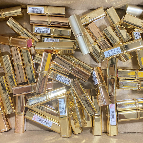 Assorted L'Oreal Paris Colour Riche Original Satin Lipstick Gold ( 50 Pcs Box ) - Discount Wholesalers Inc