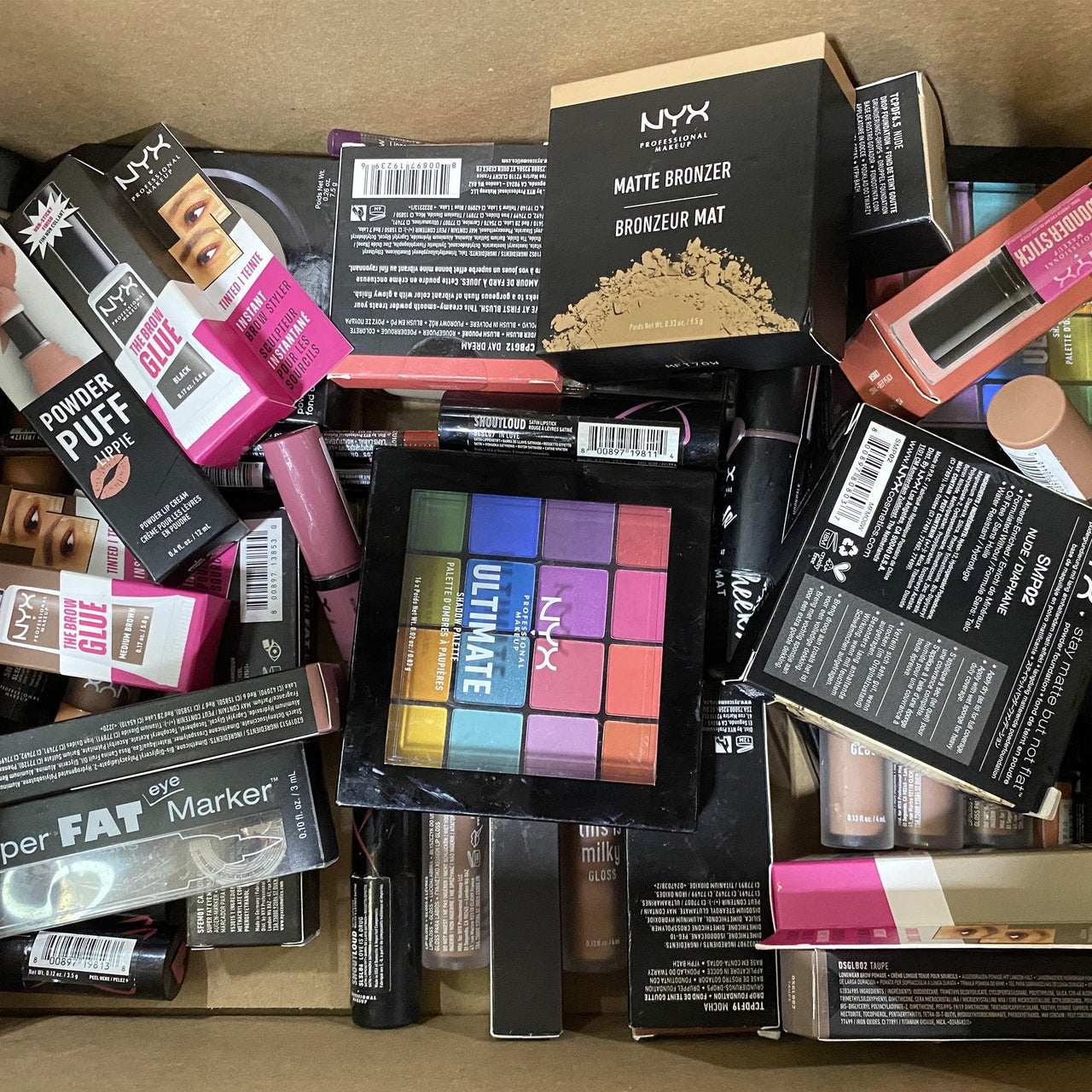 Assorted NYX Makeup Products (50 Pcs Box) - Discount Wholesalers Inc