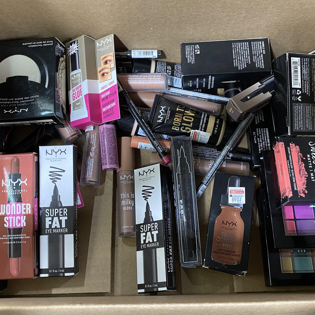 Assorted NYX Makeup Products (50 Pcs Box) - Discount Wholesalers Inc