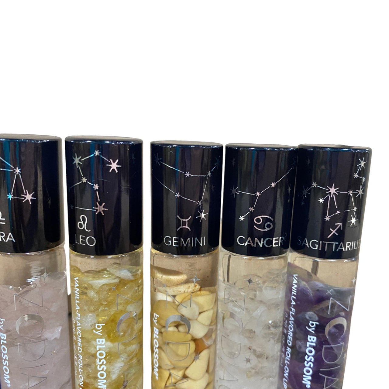 Assorted Zodiac by Blossom Vanilla - Flavored Roll On Lip Gloss 0.20OZ/5.9mL (45 Pcs Lot) - Discount Wholesalers Inc