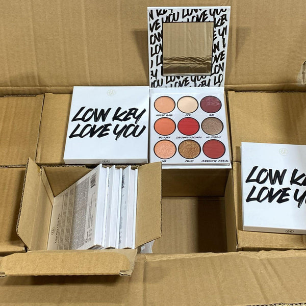 BH Cosmetics Low Key Love You 9 Color Shadow Palette (48 Pcs Lot) - Discount Wholesalers Inc