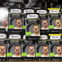 Thumbnail for Biore Men's Skincare Charcoal Deep Cleansing Pore Strips (50 Pcs Box) - Discount Wholesalers Inc