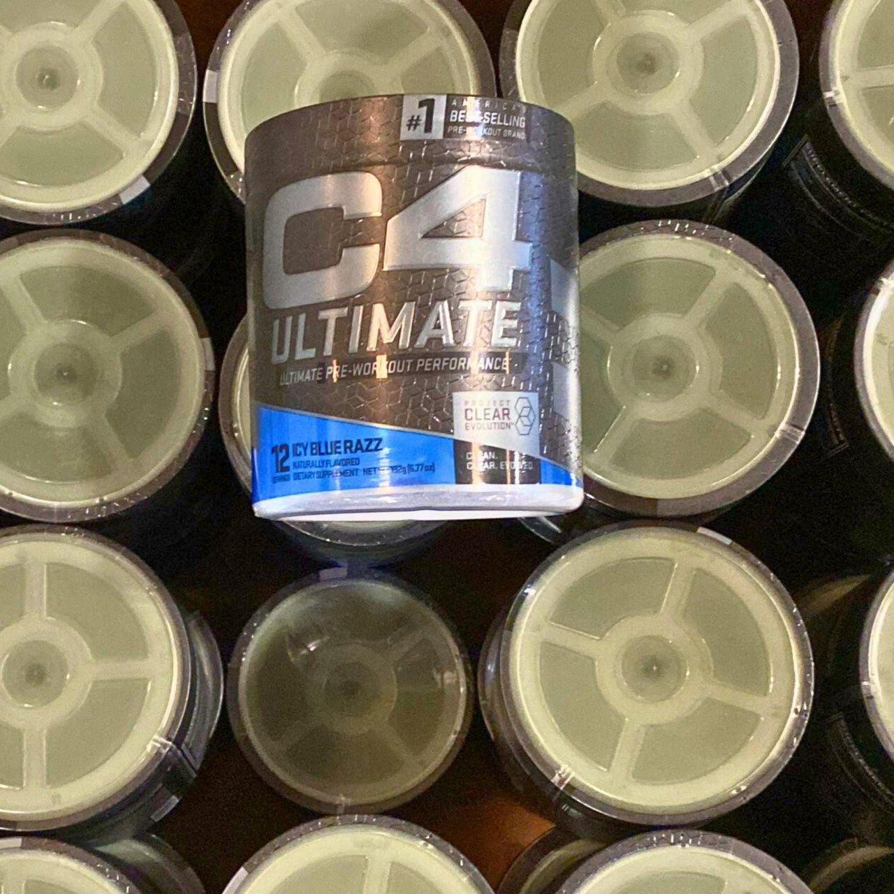 C4 Ultimate Pre-Workout Performance 12 servings of Icy Blue Razz Dietary Support 6.77OZ (40 Pcs Lot) - Discount Wholesalers Inc