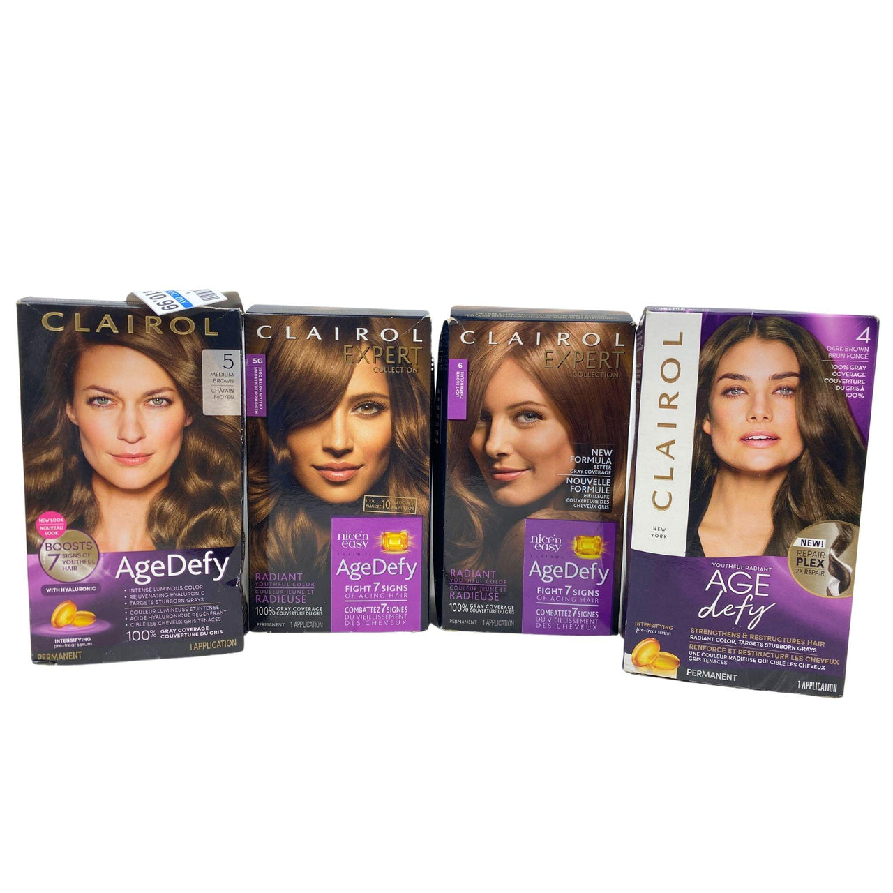 Clairol Age Defy Mix Youthful Radiant Color (50 Pcs Lot) - Discount Wholesalers Inc