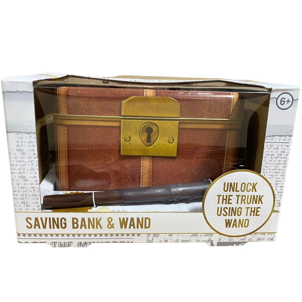 Harry Potter Saving Bank & Wand (24 Pcs Lot) - Discount Wholesalers Inc